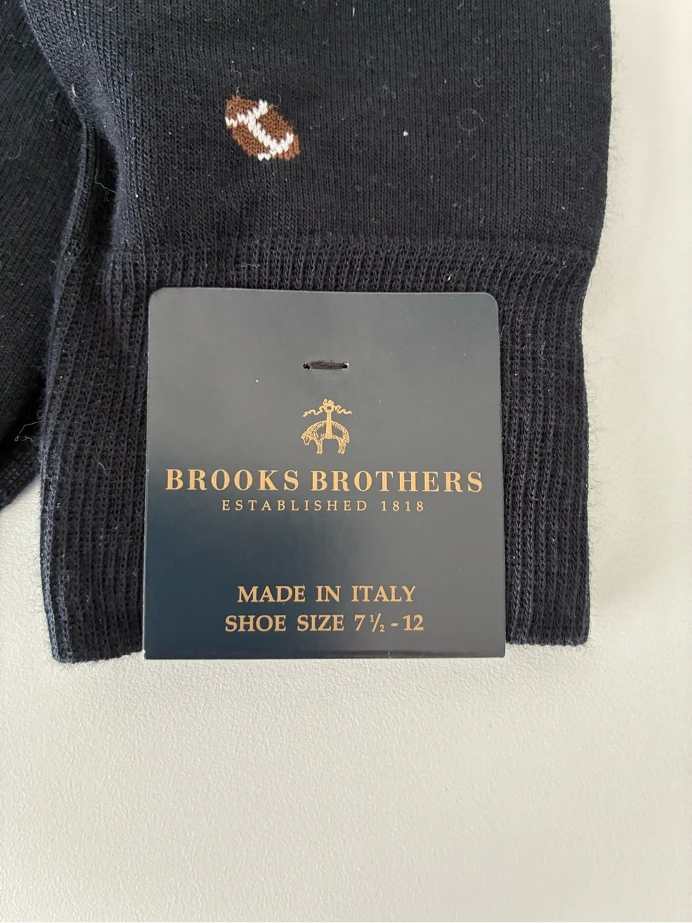 Brooks Brothers Men's Dress Socks in Black and Olive Stripe _Get both pairs